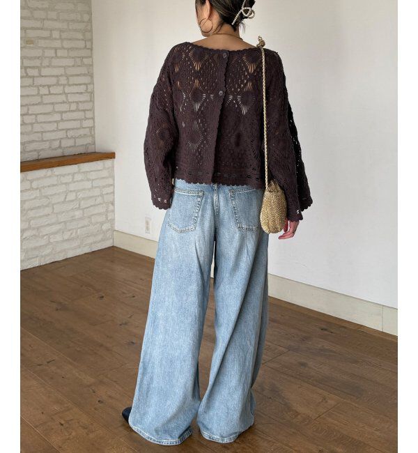 Lbc with Life「モチーフレース2WAYカーデプルオーバー」|その他|