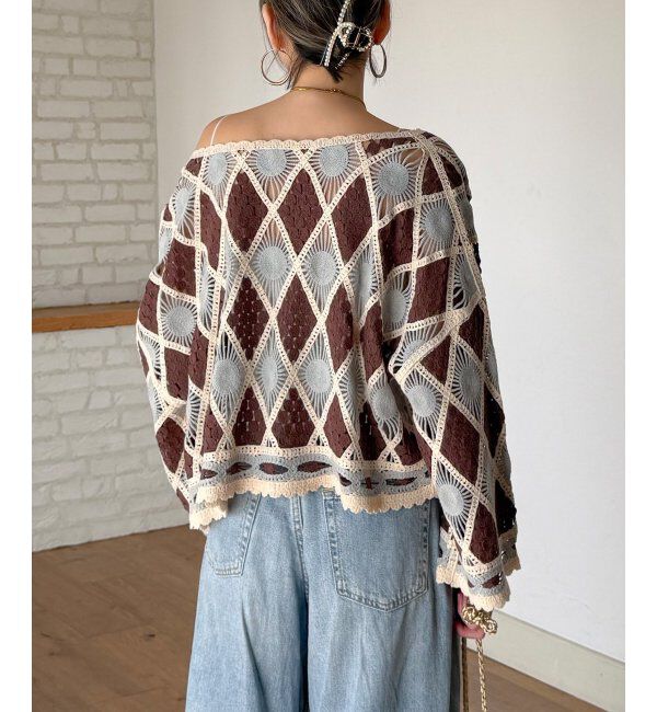 Lbc with Life「モチーフレース2WAYカーデプルオーバー」|その他|