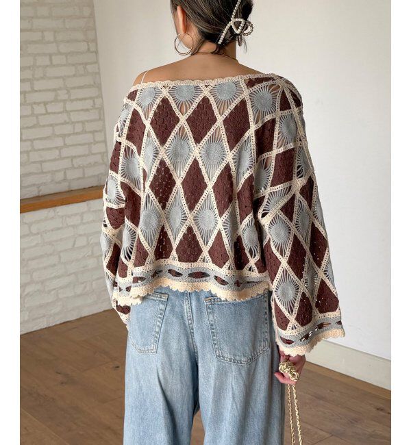 Lbc with Life「モチーフレース2WAYカーデプルオーバー」|その他|