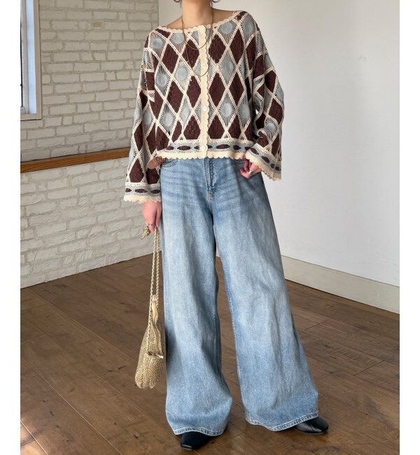 Lbc with Life「モチーフレース2WAYカーデプルオーバー」|その他|