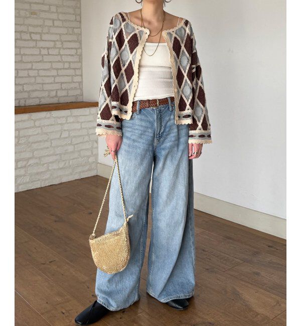 Lbc with Life「モチーフレース2WAYカーデプルオーバー」|その他|