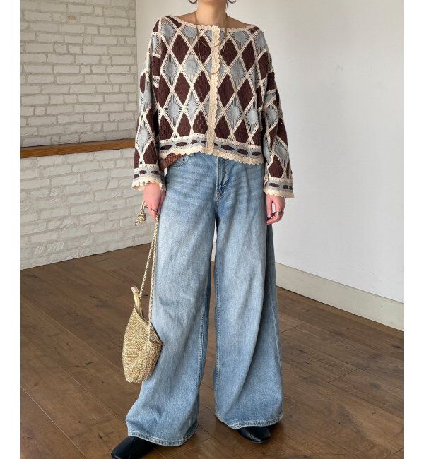 Lbc with Life「モチーフレース2WAYカーデプルオーバー」|その他|