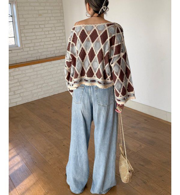 Lbc with Life「モチーフレース2WAYカーデプルオーバー」|その他|