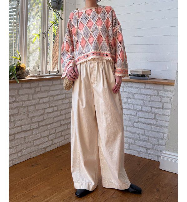 Lbc with Life「モチーフレース2WAYカーデプルオーバー」|その他|