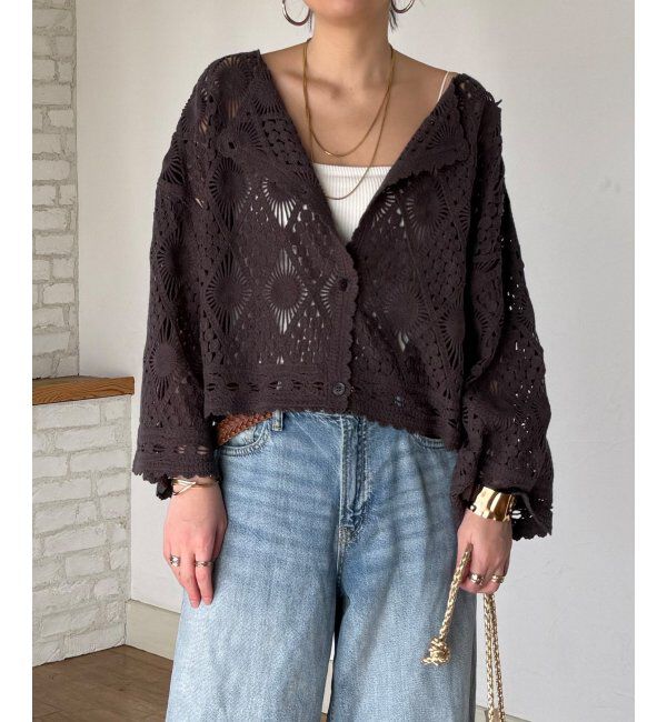 Lbc with Life「モチーフレース2WAYカーデプルオーバー」|その他|