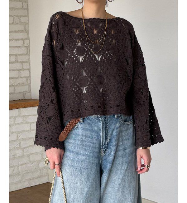 Lbc with Life「モチーフレース2WAYカーデプルオーバー」|その他|