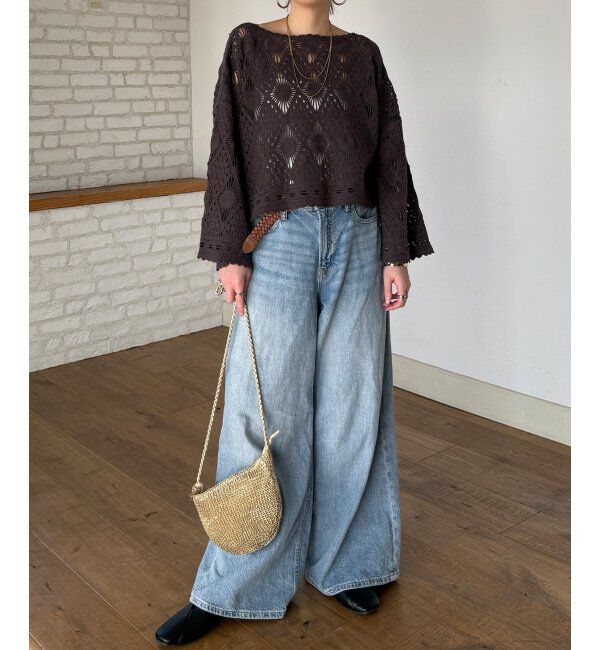 Lbc with Life「モチーフレース2WAYカーデプルオーバー」|その他|