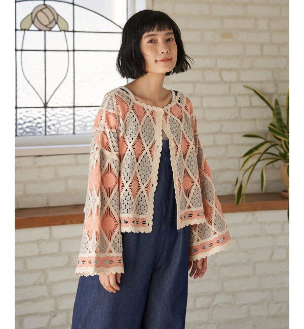 Lbc with Life「モチーフレース2WAYカーデプルオーバー」|その他|