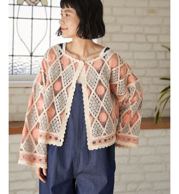 Lbc with Life「モチーフレース2WAYカーデプルオーバー」|その他|