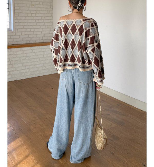 Lbc with Life「モチーフレース2WAYカーデプルオーバー」|その他|