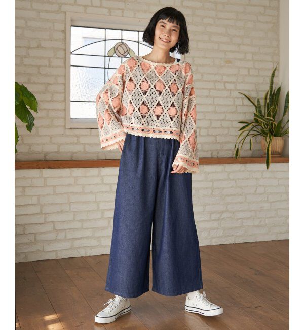 Lbc with Life「モチーフレース2WAYカーデプルオーバー」|その他|