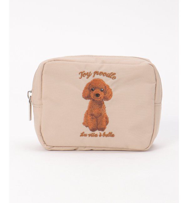 Lbc with Life「アニマルシシュウポーチ」|その他|アイボリー