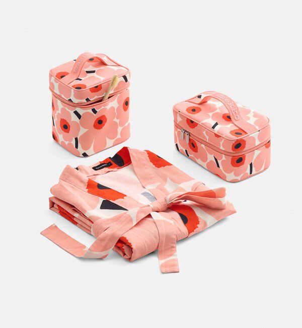 Marimekko「Mini Unikko Tuttu コスメティックバッグ」|美容液・オイル・クリーム|