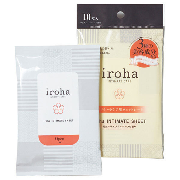  「iroha INTIMATE CARE iroha INTIMATE SHEET 本体/オリエンタルハーブの香り (10枚)」|その他|