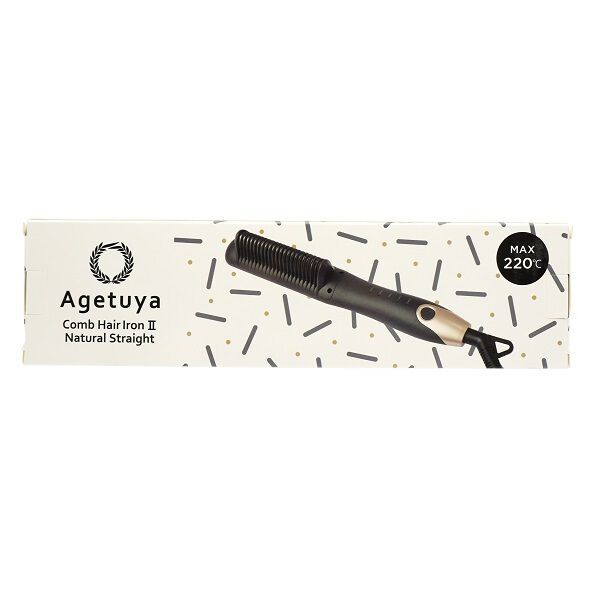  「アゲツヤ アゲツヤ コームヘアアイロン2 ナチュラルストレート AG-0001-G 本体」|ヘアスタイリング|
