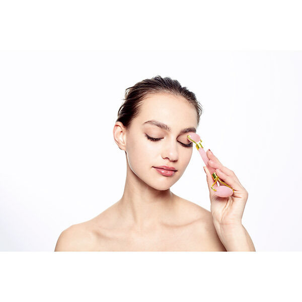  「コジット abundy me ローズクォーツローラー (84.1g)」|コスメ雑貨|