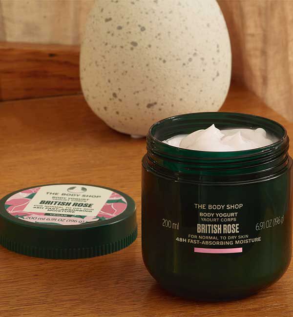 THE BODY SHOP「ボディヨーグルト BR 200mL（香り：ブリティッシュローズ）」|ボディ保湿|