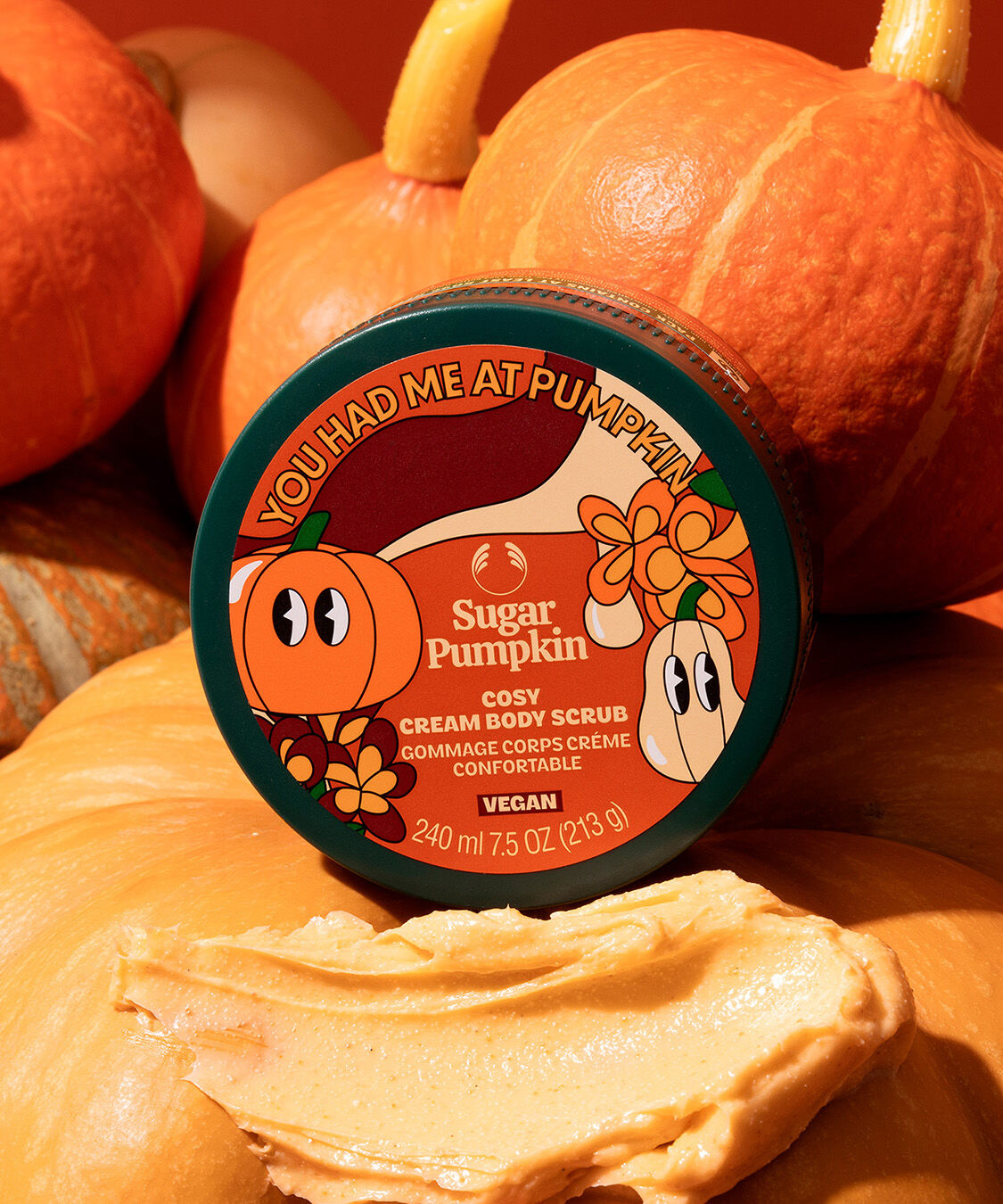 THE BODY SHOP「【数量限定】ボディスクラブ シュガーパンプキン 240mL」|マッサージ・ボディスクラブ|