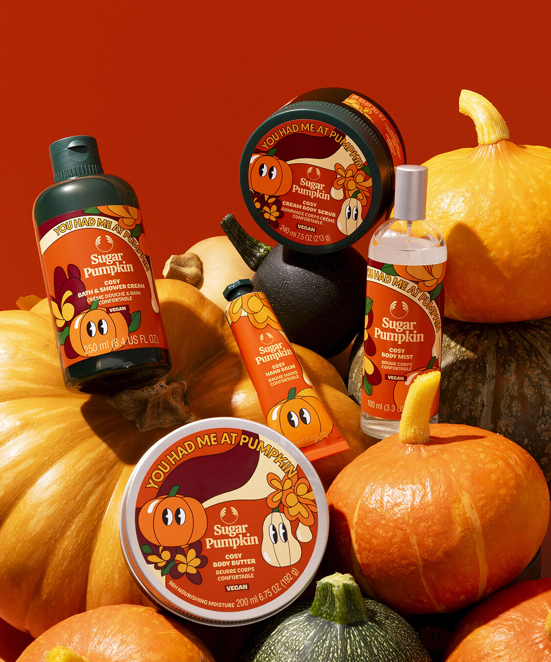 THE BODY SHOP「【数量限定】ボディスクラブ シュガーパンプキン 240mL」|マッサージ・ボディスクラブ|