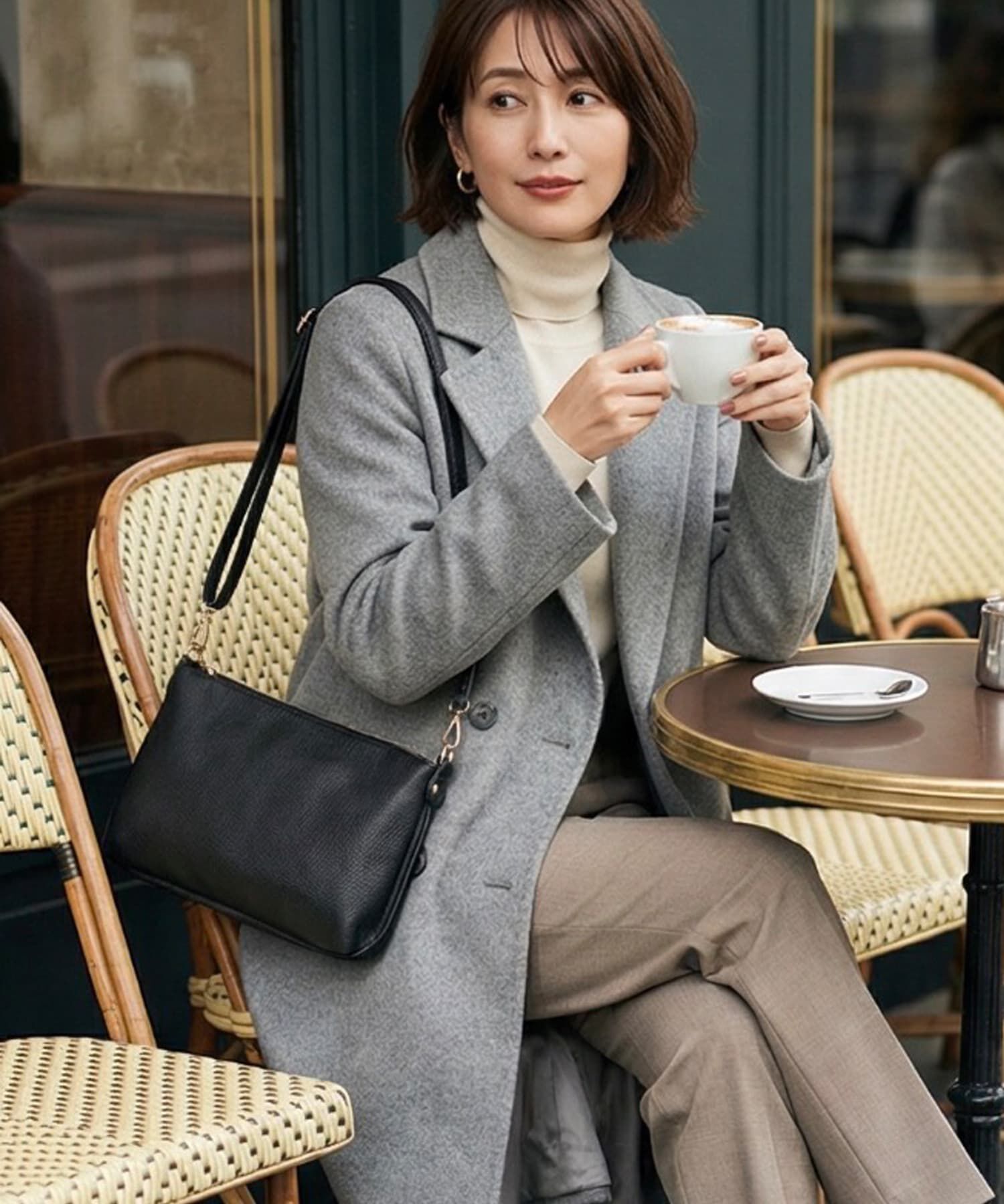 STYLE DELI「【DELI by】リアルレザー2WAYショルダー＆クラッチバッグ」|ショルダー・メッセンジャー|