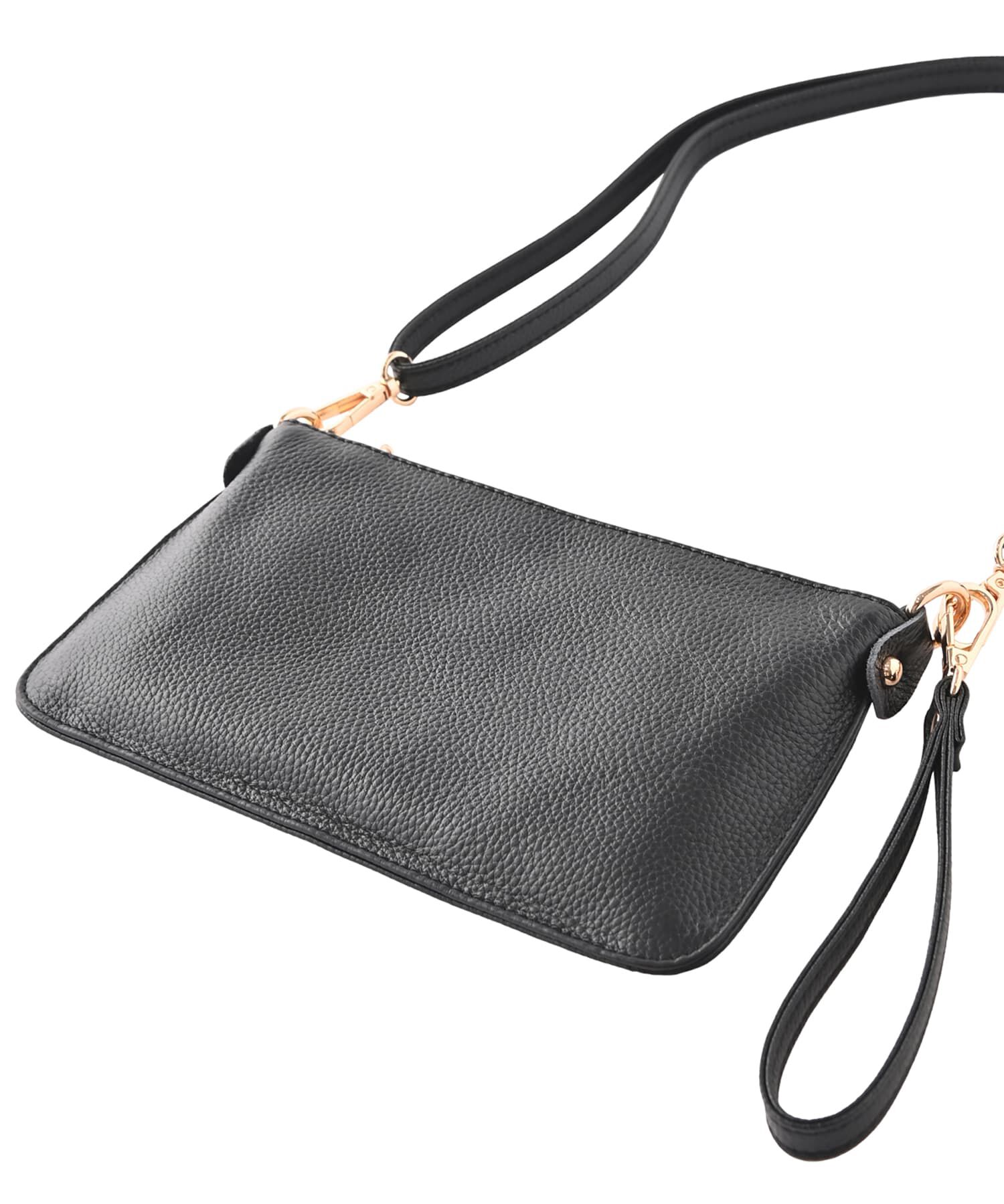 STYLE DELI「【DELI by】リアルレザー2WAYショルダー＆クラッチバッグ」|ショルダー・メッセンジャー|