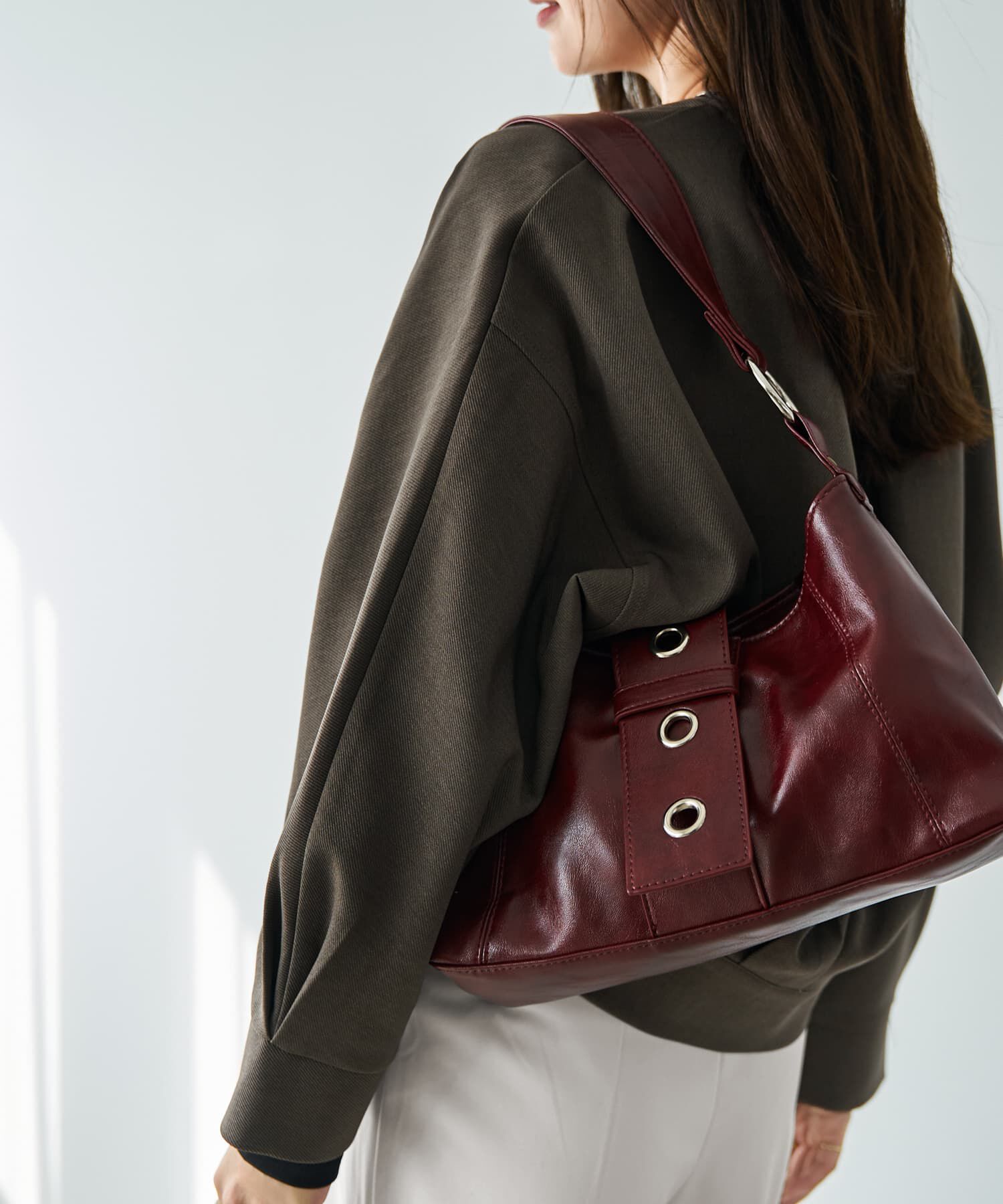 STYLE DELI「ハトメベルトCOLORショルダーバッグ」|ショルダー・メッセンジャー|