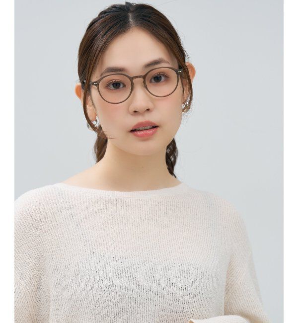 Zoff｜Misato Mizukoshi メガネ | 中顔面短縮みえ 大人可愛い｜水越