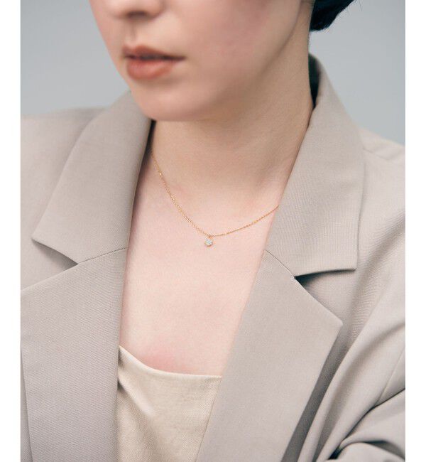 Jouete「[ミニマル] ジルコニア サークル ネックレス」|ネックレス|