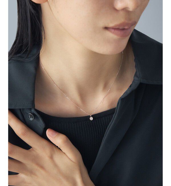 Jouete「[ミニマル] ジルコニア サークル ネックレス」|ネックレス|