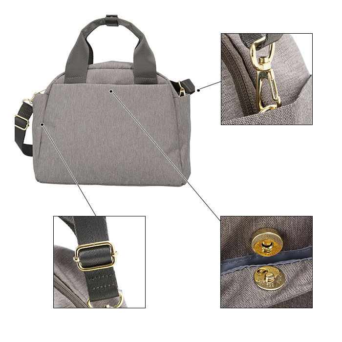 anello「アネロ ショルダーバッグ 10ポケット 通販 レディース 斜めがけ 小さめ 2way ハンドバッグ」|ショルダー・メッセンジャー|