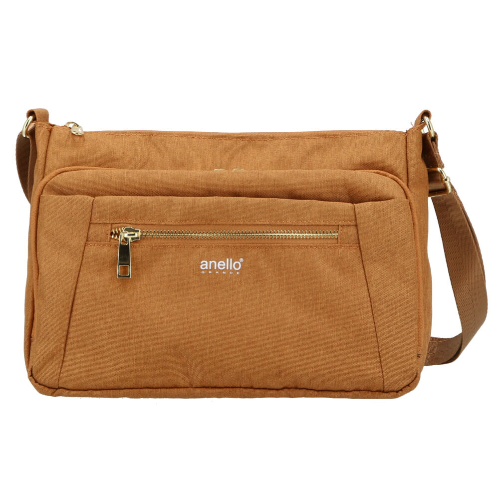 anello「アネロ ショルダーバッグ 撥水 通販 anello GRANDE レディース メンズ 斜めがけ」|ショルダー・メッセンジャー|ベージュ1