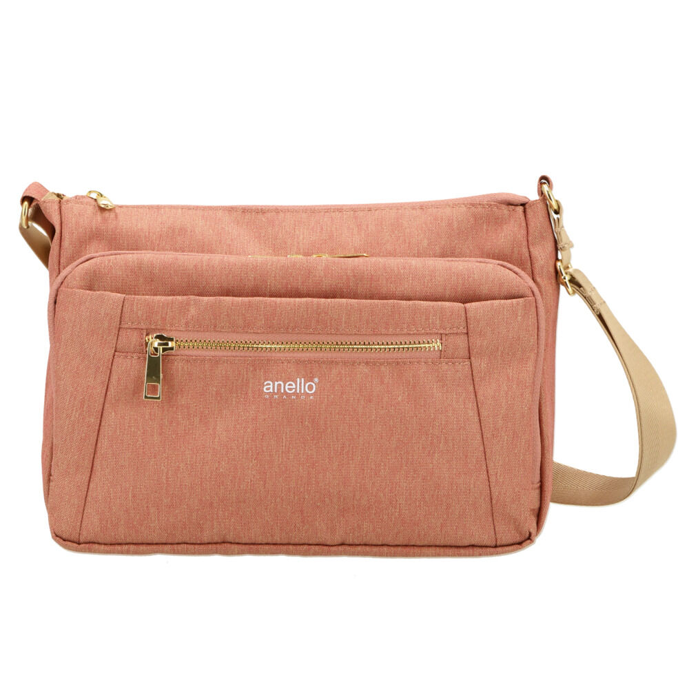 anello「アネロ ショルダーバッグ 撥水 通販 anello GRANDE レディース メンズ 斜めがけ」|ショルダー・メッセンジャー|ベージュ2