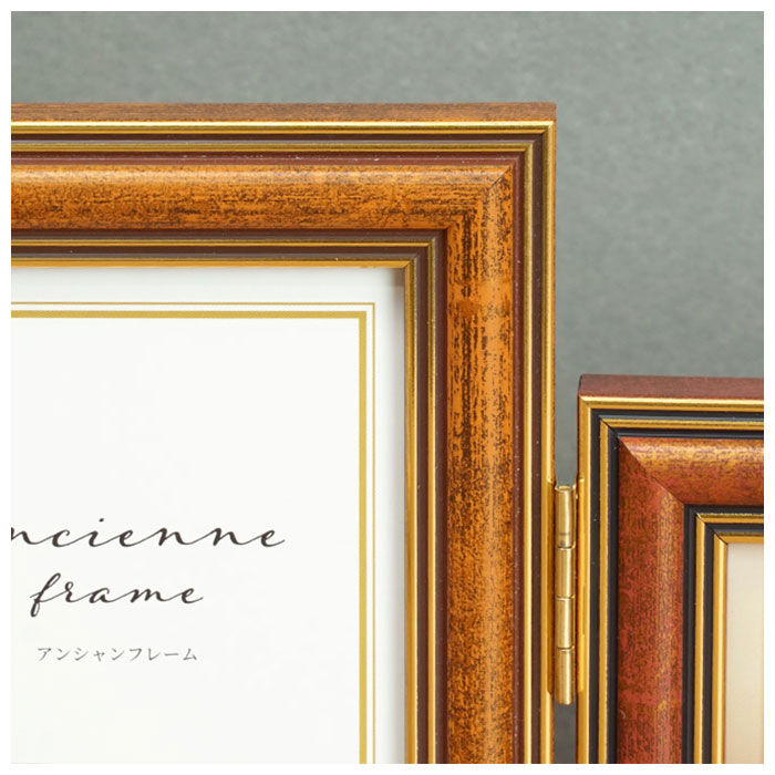 BACKYARD FAMILY「フォトフレーム 木製 おしゃれ 通販 スタンド 壁掛け 写真立て 複数 2枚 L版 L判 2面」|その他|