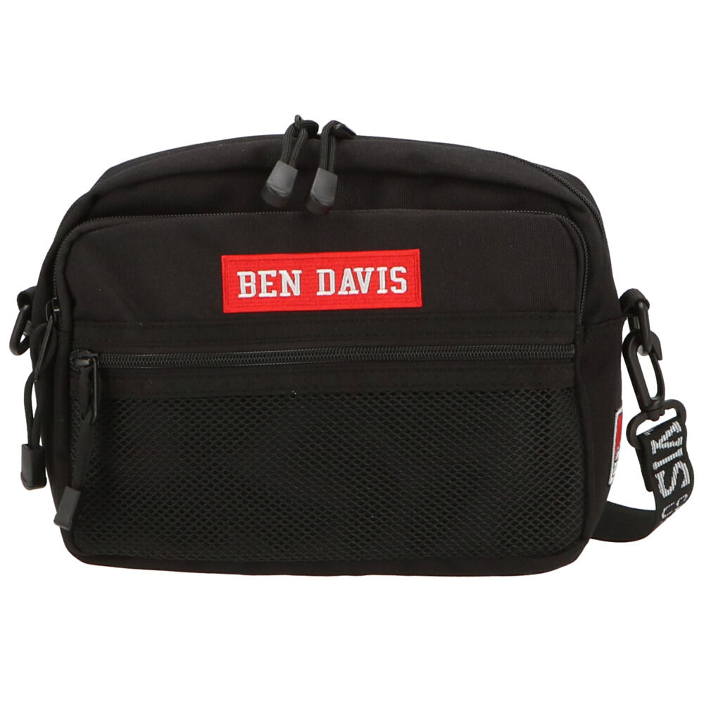 BACKYARD FAMILY「ベンデイビス ショルダーバッグ 通販 BEN DAVIS バッグ メンズ 斜めがけ かっこいい」|ショルダー・メッセンジャー|ブラック2
