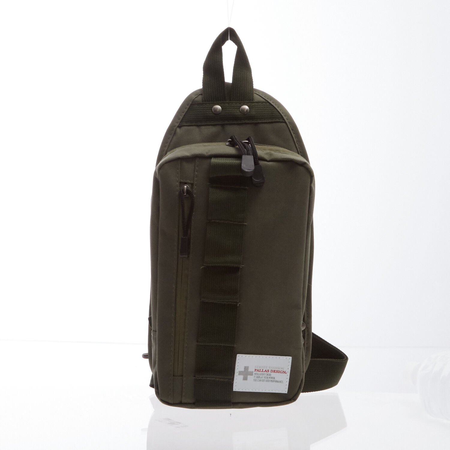 BACKYARD FAMILY「ボディバッグ パラスデザイン PALLAS DESIGN ワンショルダーバッグ ボディーバッグ」|ショルダー・メッセンジャー|グリーン1