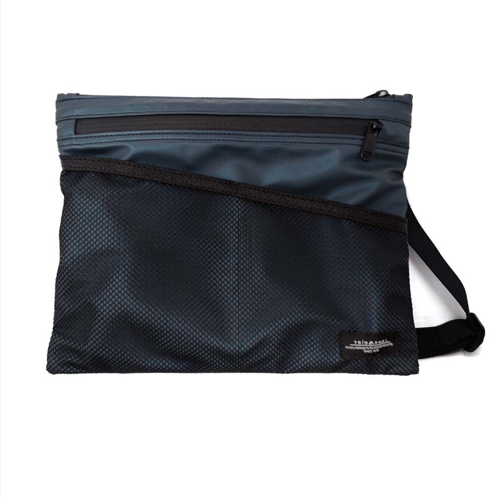 BACKYARD FAMILY「サコッシュ メンズ 通販 レディース ショルダーバッグ 斜めがけ かっこいい 大人 ナイロン」|ショルダー・メッセンジャー|ブルー1