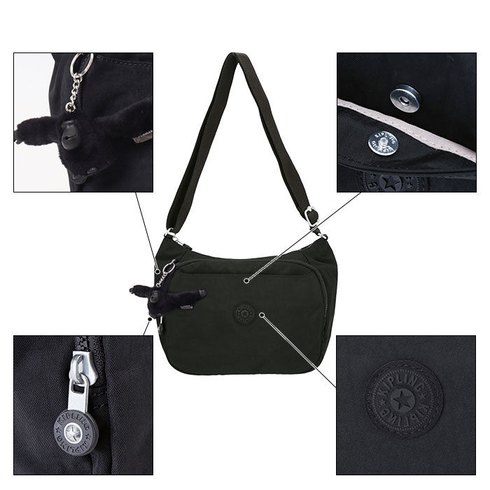 BACKYARD FAMILY「キプリング ショルダーバッグ 通販 ショルダー バッグ 斜めがけ レディース 大人 ナイロン」|ショルダー・メッセンジャー|