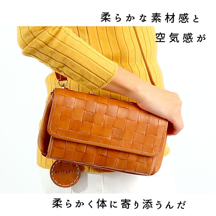 BACKYARD FAMILY「ショルダーバッグ レディース 本革 通販 斜めがけ 革 小さめ お財布ポシェット お財布バッグ」|ショルダー・メッセンジャー|