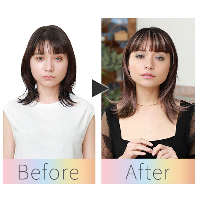 BACKYARD FAMILY「プリシラ めちゃ楽 インナーエクステ 通販 ウィッグ インナー エクステ ワンタッチ 前髪 後ろ髪」|ヘアスタイリング|