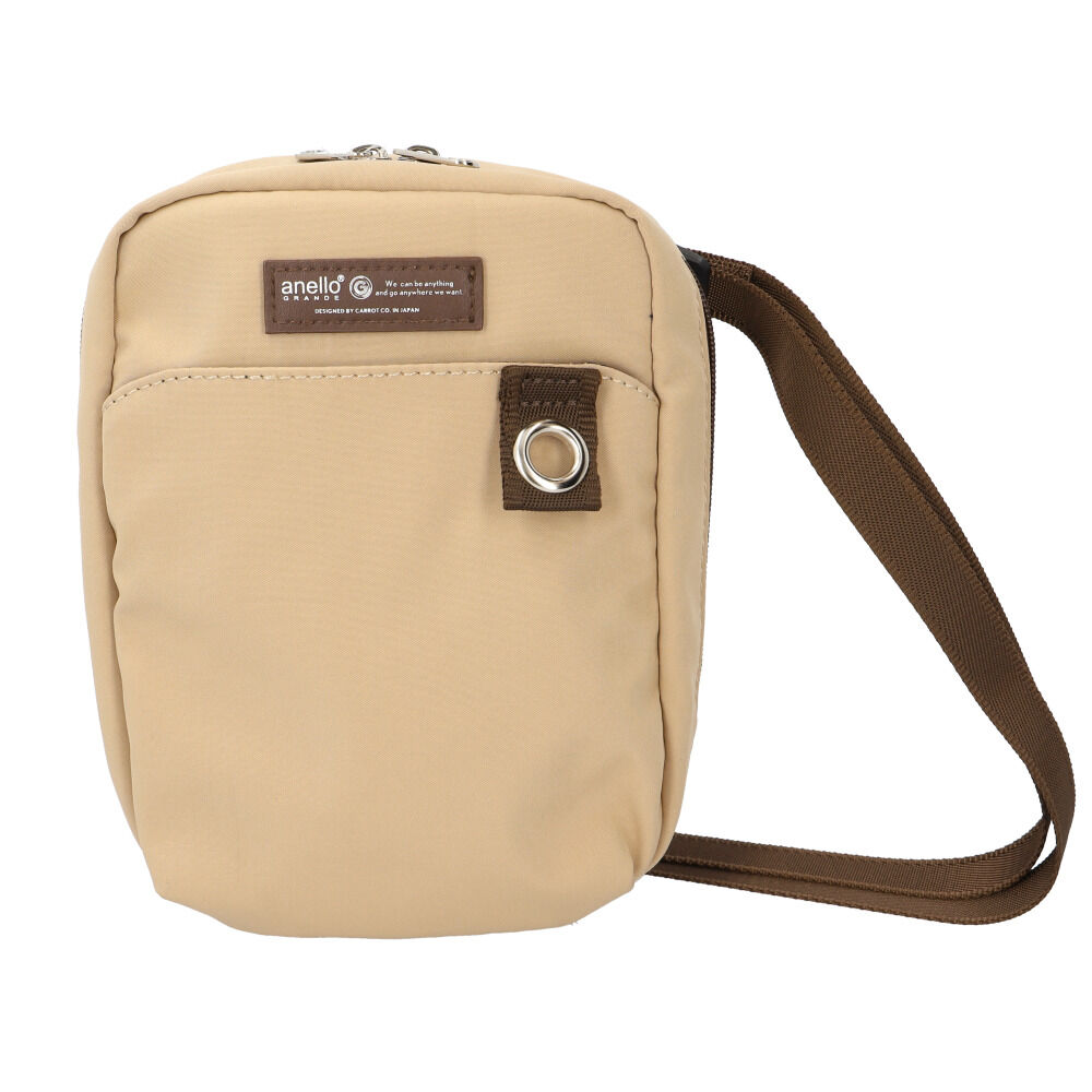 anello「アネロ ショルダーバッグ anello GRANDE GHW0001 通販 お財布ショルダー」|ショルダー・メッセンジャー|ベージュ1