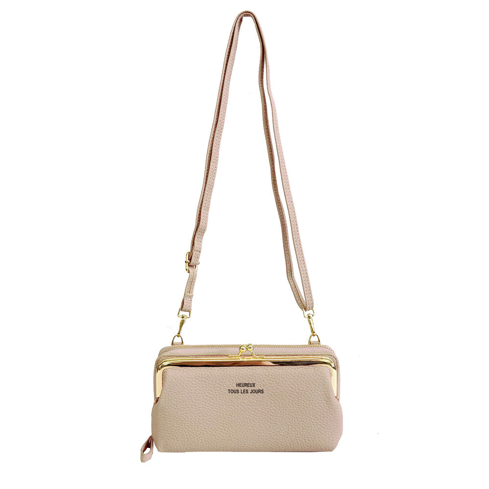 BACKYARD FAMILY「お財布ショルダー レディース ガマ口 通販 お財布 ショルダー お財布ポシェット お財布バッグ」|ショルダー・メッセンジャー|ベージュ1