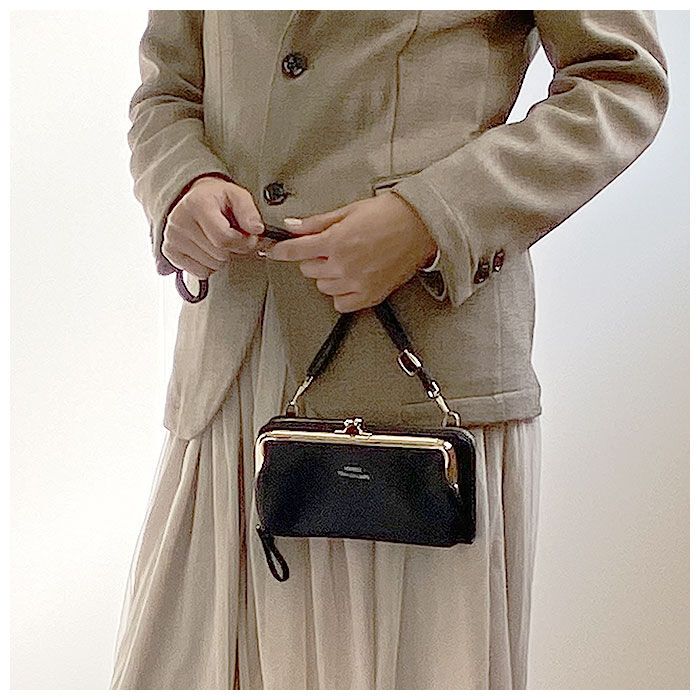 BACKYARD FAMILY「お財布ショルダー レディース ガマ口 通販 お財布 ショルダー お財布ポシェット お財布バッグ」|ショルダー・メッセンジャー|