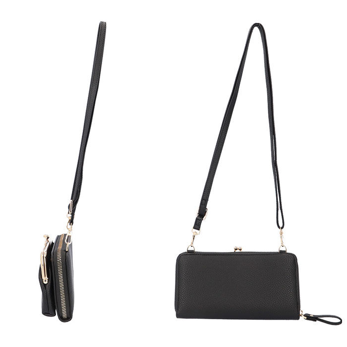 BACKYARD FAMILY「お財布ショルダー レディース ガマ口 通販 お財布 ショルダー お財布ポシェット お財布バッグ」|ショルダー・メッセンジャー|