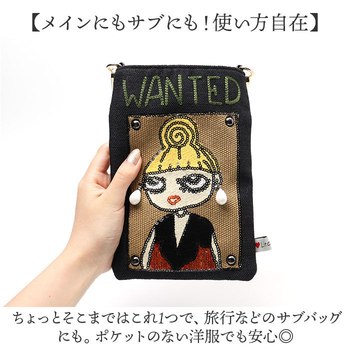 BACKYARD FAMILY「スマホショルダーバッグ レディース 通販 Lyre バッグ スマホバッグ ミニショルダー」|ショルダー・メッセンジャー|