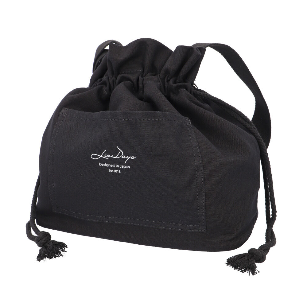BACKYARD FAMILY「LIZDAYS ショルダーバッグ 通販 リズデイズ lz-70605 ショルダーバック 巾着バッグ」|ショルダー・メッセンジャー|ブラック1