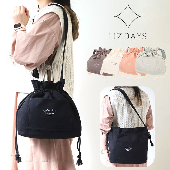 BACKYARD FAMILY「LIZDAYS ショルダーバッグ 通販 リズデイズ lz-70605 ショルダーバック 巾着バッグ」|ショルダー・メッセンジャー|