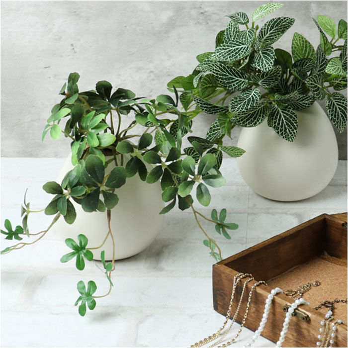 BACKYARD FAMILY「光触媒 フェイクグリーン 通販 イミテーショングリーン 人工観葉植物 インテリアグリーン 中型丸鉢」|その他|