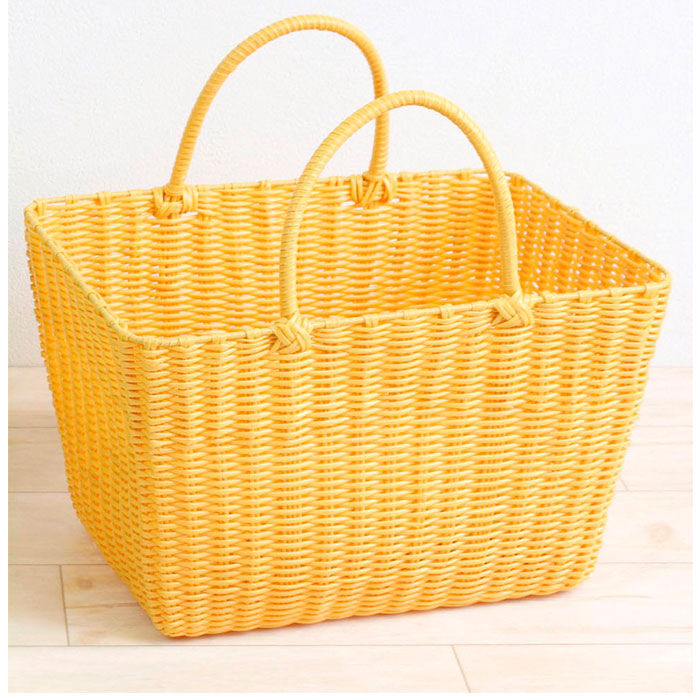 BACKYARD FAMILY「村田屋産 バスケット トート 通販 ランドリーバスケット ランドリー かごバッグ かごバック」|かごバッグ|