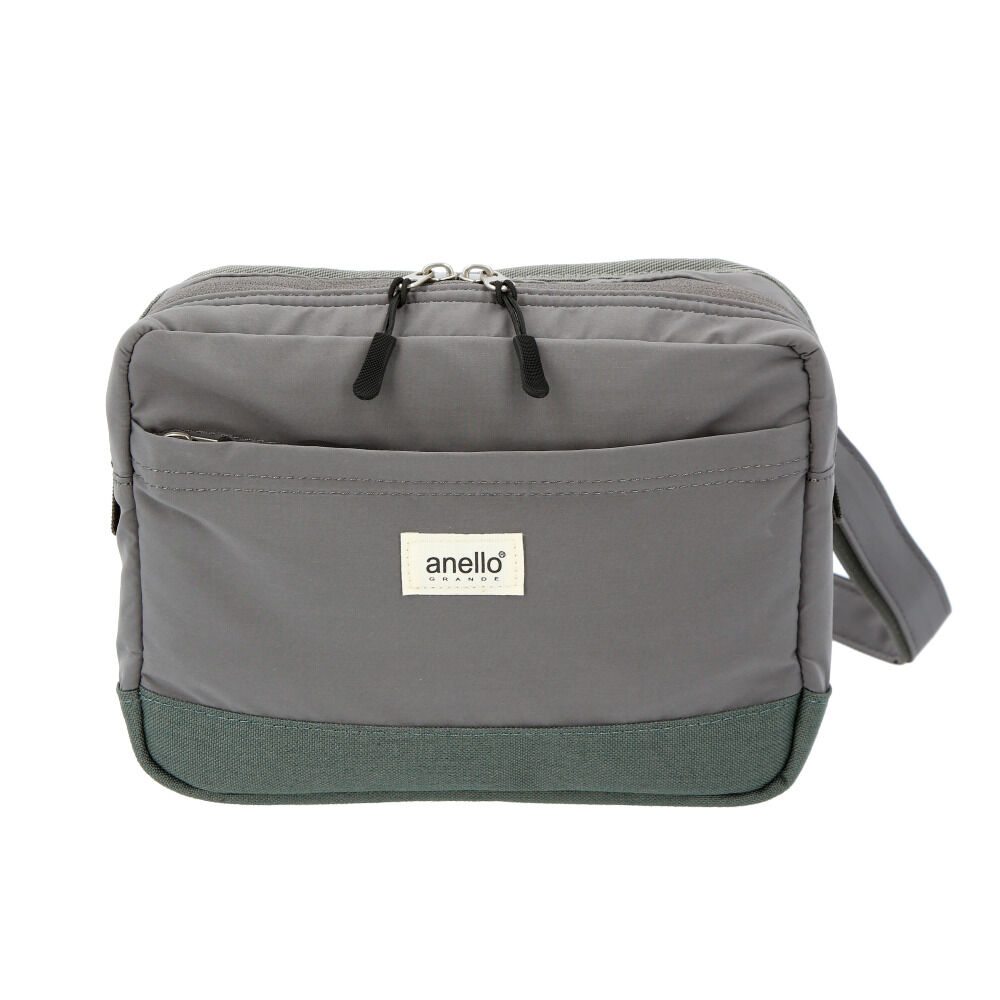 anello「アネロ ショルダーバッグ 通販 anello GRANDE レディース 大人 斜めがけ 大きめ」|ショルダー・メッセンジャー|グレー1