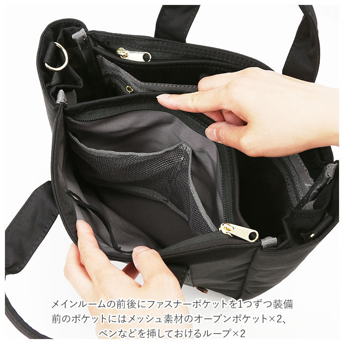 Legato Largo「Legato Largo レガートラルゴ ショルダーバッグ 通販 小さめ 10ポケット 2way」|ショルダー・メッセンジャー|